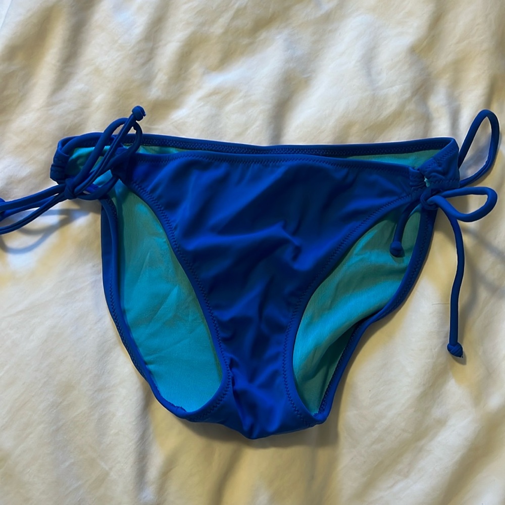 Victoria’s Secret blue bikini bottom size small